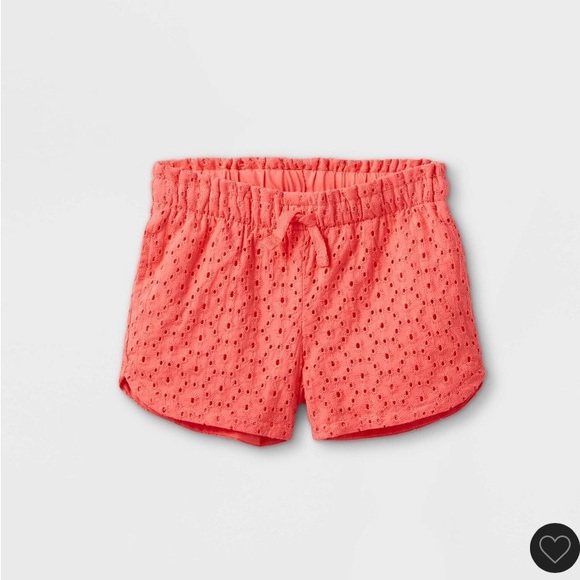 NWT Cat & Jack Coral Shorts - Picture 3 of 6